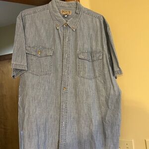 Men’s Denim Duluth Trading short sleeved button down